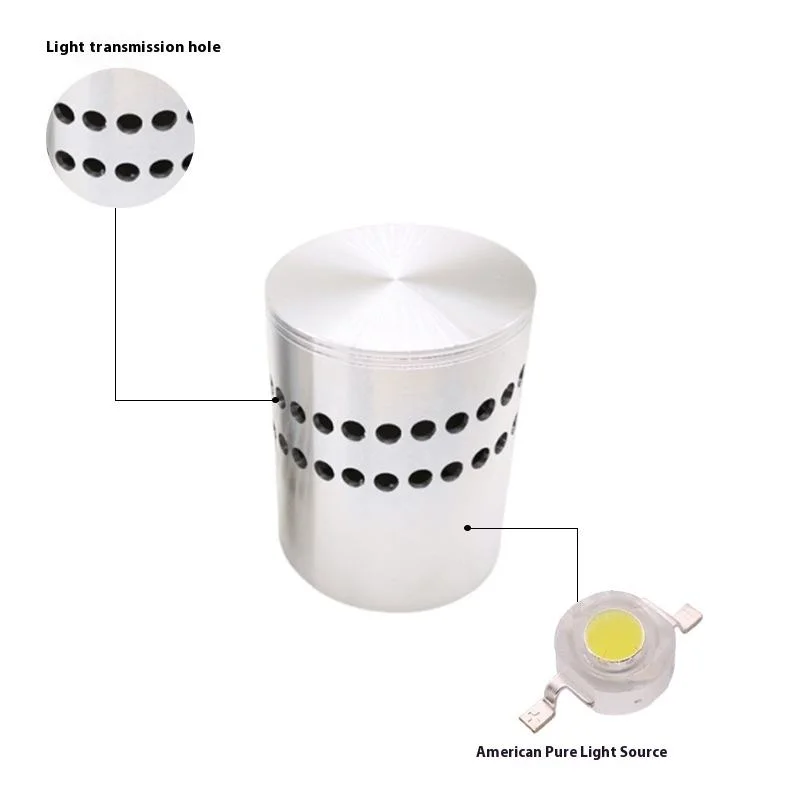 

Modern 3w Smart Light Emitting Diode Indoor Wall Light Living Room Dining Room Stairs Aisle New Glass Remote Control