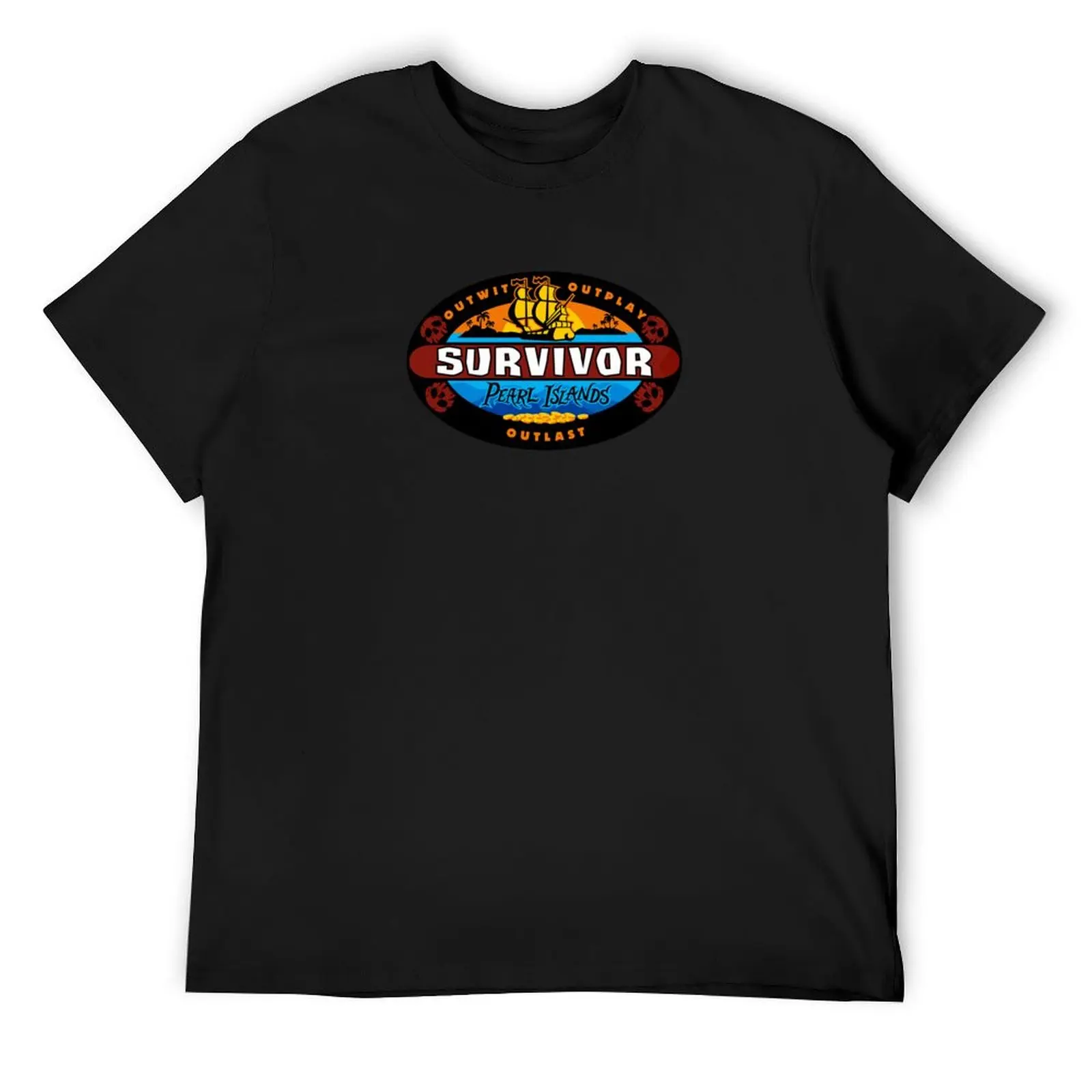 Survivor Pearl Islands Series Fans - Outwit Outplay Outlast Memorabilia T-Shirt anime clothes Short sleeve tee Men's t-shirt