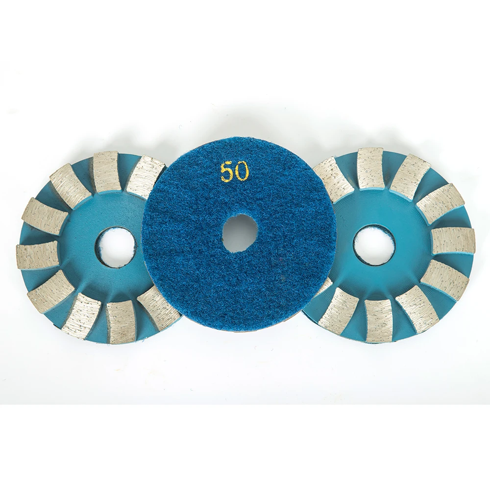 4 Inch 90mm Cement Stone Polishing Sheet Diamond Grinding Disc Concrete Floor Renovation Pad Sticky Cloth Water Grinding Sheet