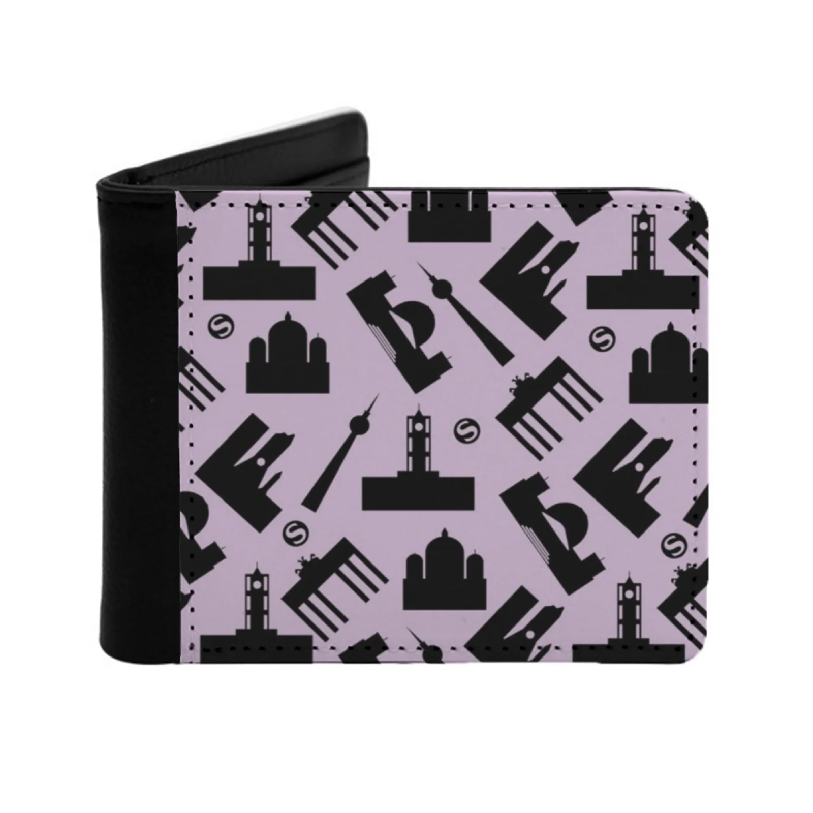 Sample S Bahn Berlin New Print Wallet Short Men Wallets Credit Card Holder Purses Train Sbahnberlin Berlin Deutschebahn