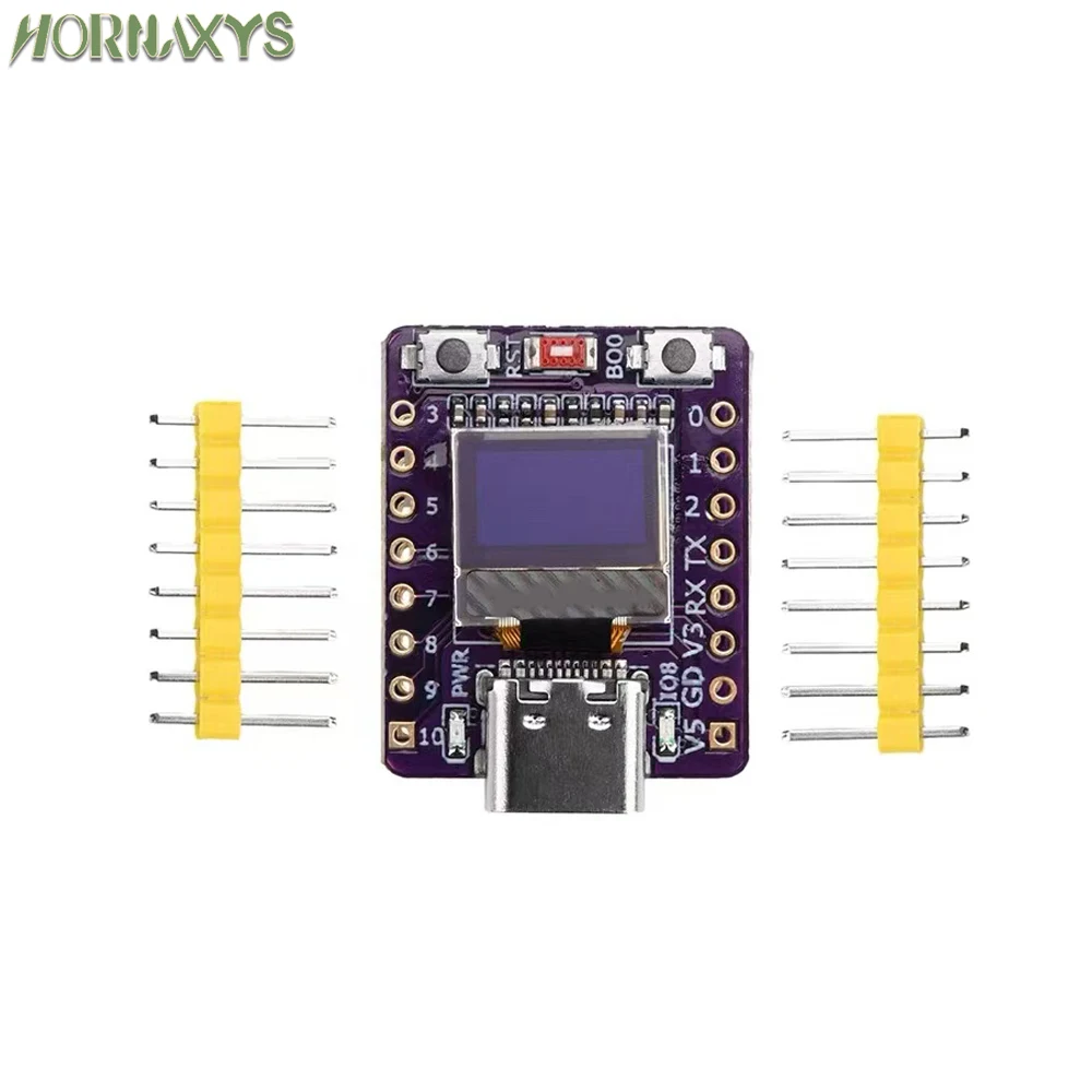 لوحة تطوير ESP32-C3 OLED مع وحدة OLED 0.42 بوصة هوائي سيراميك ESP32 لوحة تطوير سوبر ميني واي فاي بلوتوث #4