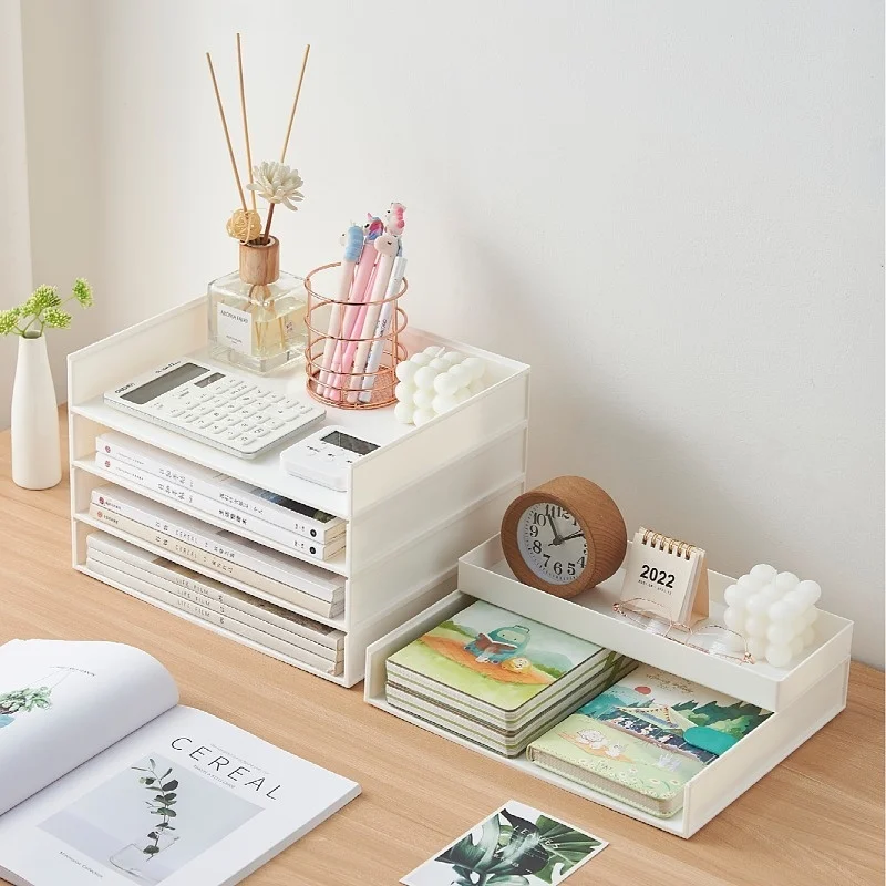 A4 Paper Storage Box Documents Magazines And Books Can Be Stacked To Organize The Box Office Desktop File Rack Student  Supplies