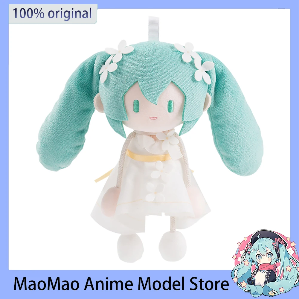 In Stock Original moeyu Hatsune Miku Born Like Summer Flower Series Plush Doll 20CM Anime Backpack Pendant Birthday Gift
