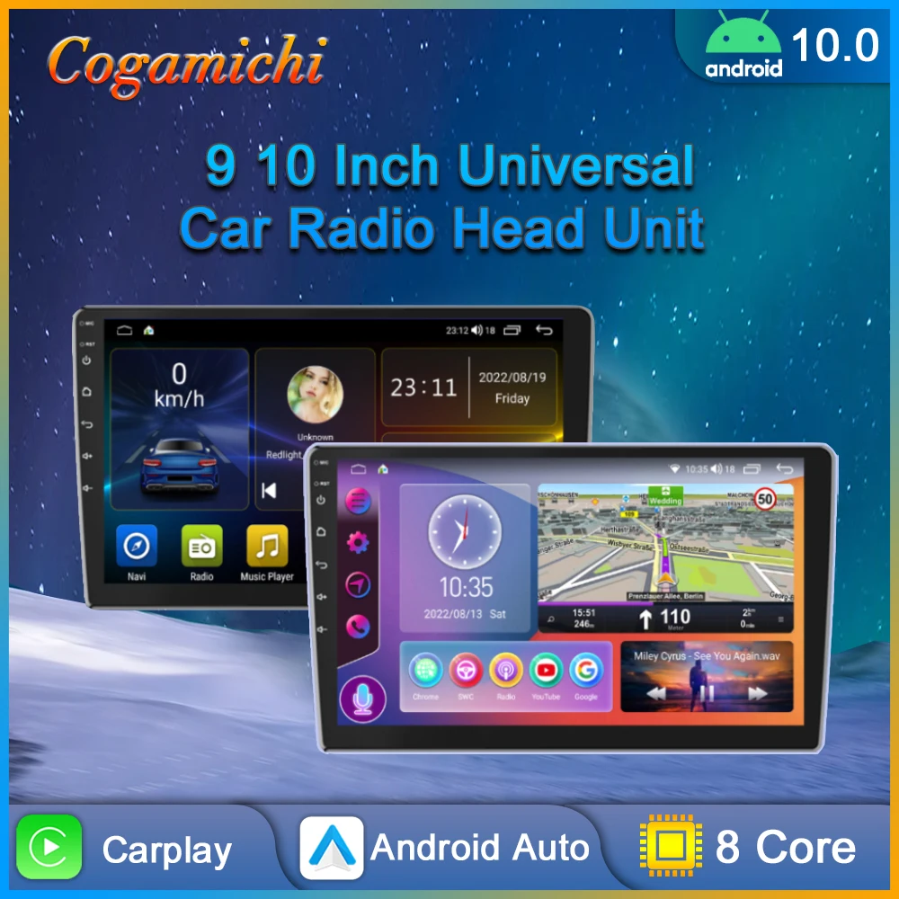 

Car Radio Multimedia Player 9 10 Inch Mirrorlink Carplay Android 10 Auto Stereo For Toyota Volkswagen Hyundai Nissan Kia Lada VW