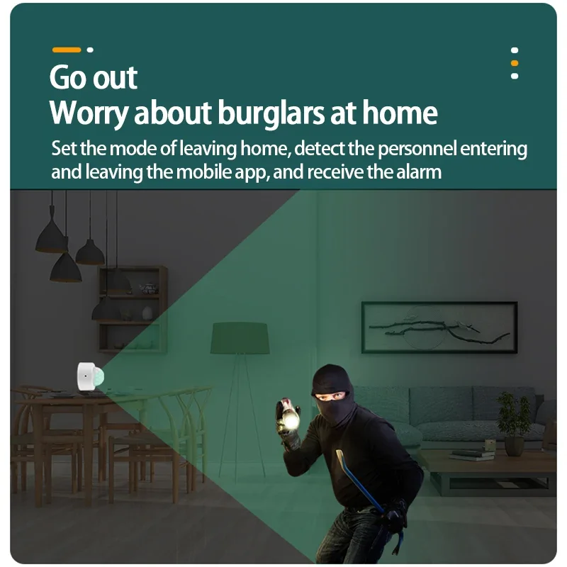 ZigBee Smart Human Body Infrared Detector PIR Motion Sensor Automation Mini Security with Tuya Smart Life Ewelink Gateway Hub