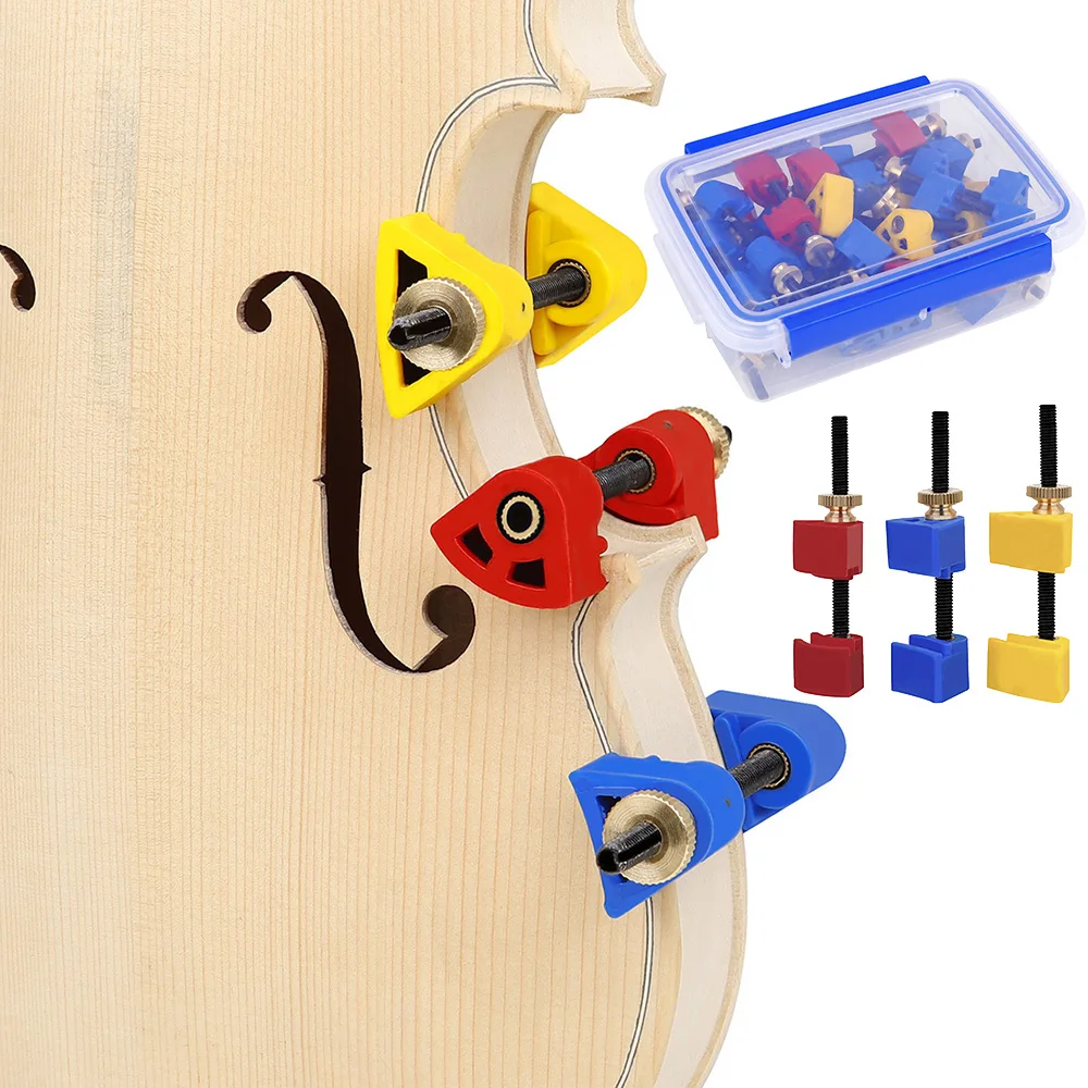 

32 Pcs Violin Clip Fix Top And Back Glueing Clamp Violin Making Tools Professional Musical Instrument Accessories