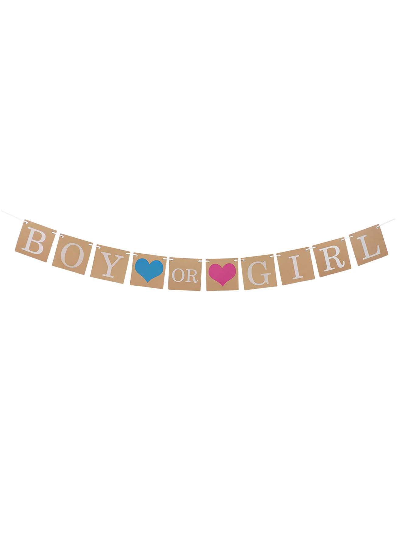 Paper Boy or Girl Banners Gender Reveal Party Banner Gender Reveal Party Decorations