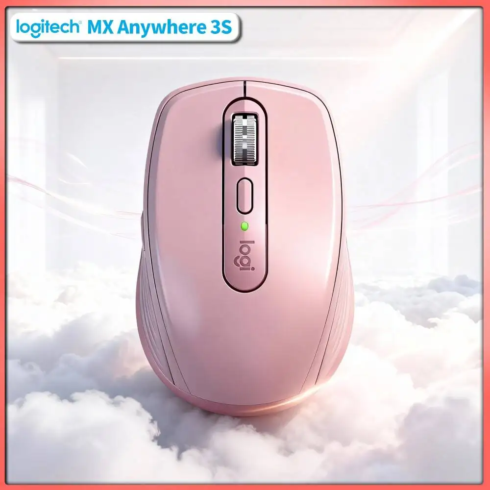 Pro-Grade MX Anywhere 3S Mouse - 8K DPI MagSpeed Scroll 3-Device Sync Perfect for Electronics Shop Manager Remote Work Setup