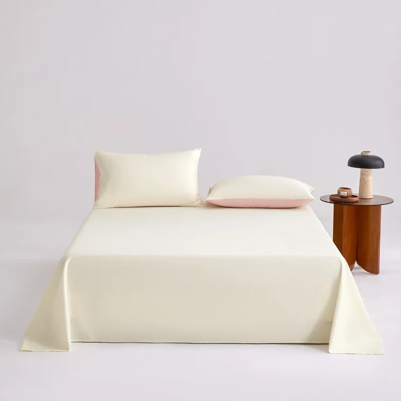 New solid color single bed sheet Four seasons pure cotton bed sheet Universal single piece, no pillowcase