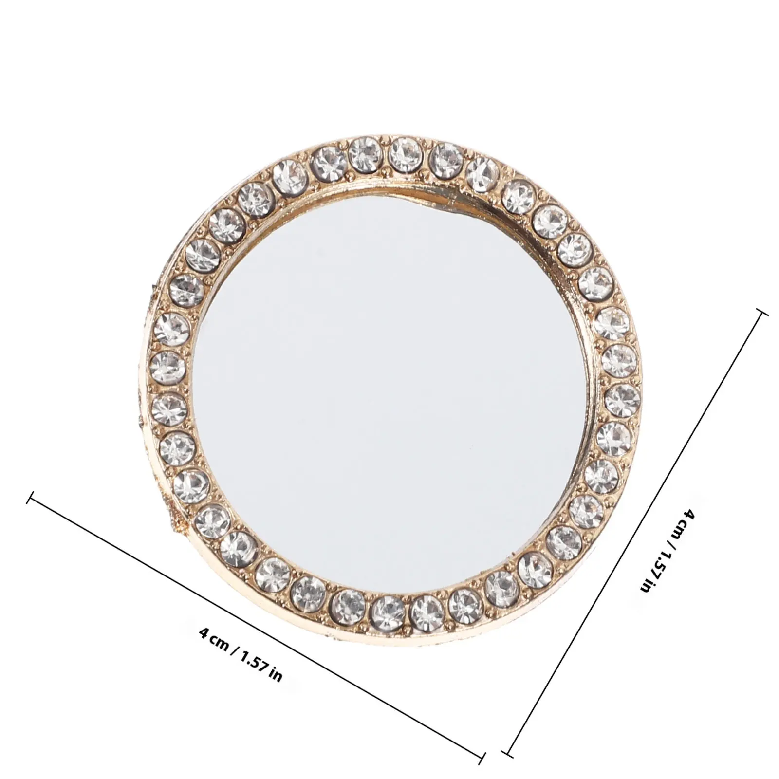 6Pcs Round Mirror for Phone Selfie Camera Hd Surface Mini Mirror for Streaming Live Video Calls Beauty Routine Convenient