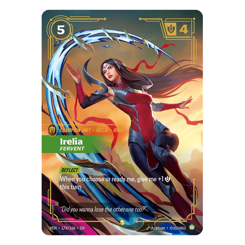 Proxy Card Vendetta (VEN) Serie Diana Jinx Vi Irelia Rengar Kayle Gangplank Leona Showcase Hochwertige Sammelkarten – Detail 5