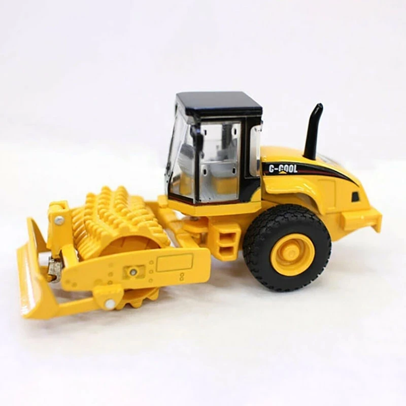 

C-COOL 1/64 Alloy Diecast Engineering Vehicle Toy Padfoot Drum vibratory Compactor Model Children Gifts In Stock