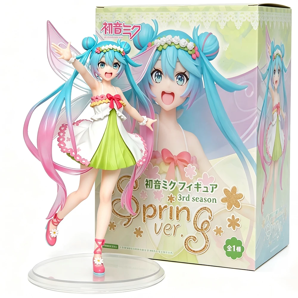 figura-hatsune-miku-vocaloid-anime-20cm-3ª-temporada-versao-primavera-modelo-em-posicao-de-pe-brinquedo-colecionavel-decoracao-de-cenario-pvc