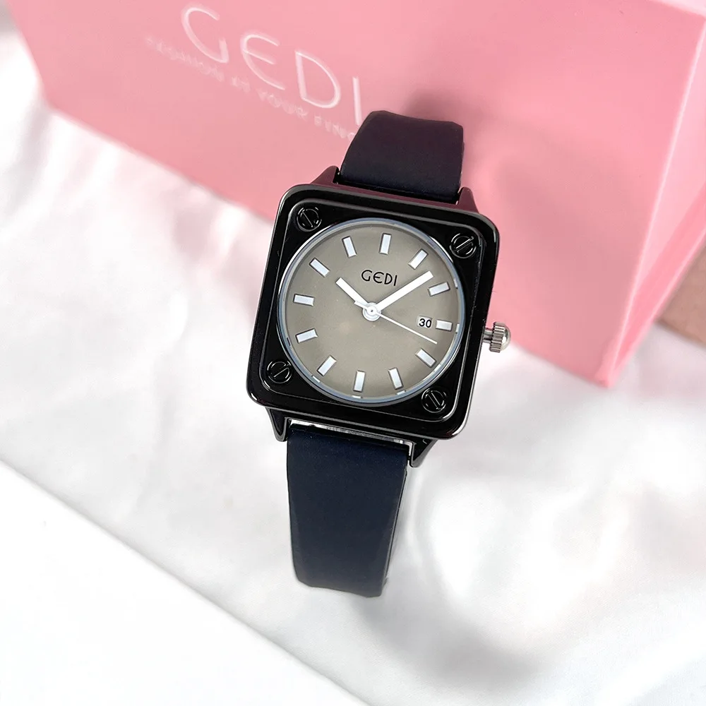 CQ542 Simple and Fashionable Women's Watch, High-End Feel Watch, Waterproof Steel Strip, Quartz Watch, Light Luxury Clock Gift