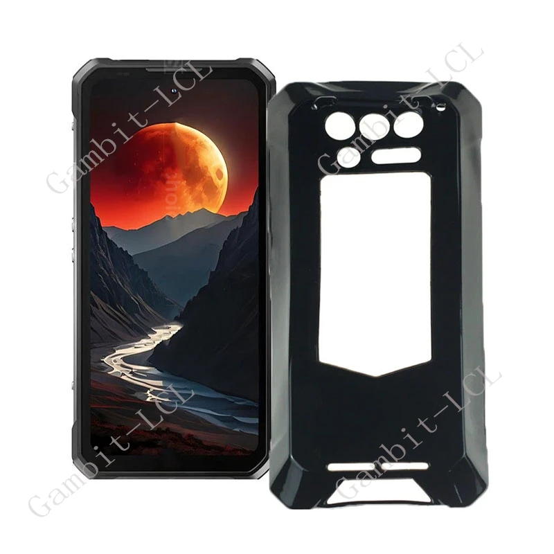For Oukitel WP100 Titan 6.8" WP100Titan 2025 Back Holder Bracket Phone Cover TPU Soft Silicone Case On OukitelWP100Titan