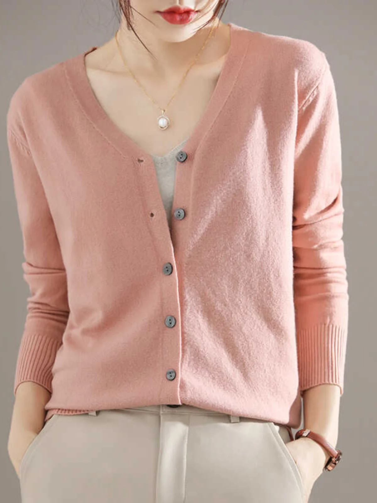 

Spring Autumn New 2025 Women's Knitted Open Cardigan V-ne Loose Long Sve ort Coat Thin oulder Wrap Faion Outerwear