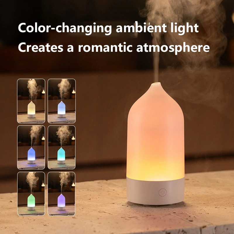 Desktop Aroma Diffuser Essential Oils Diffuser Air Humidifierwith Time Setting Air Purifying Fragrance Diffusing For Bedroom