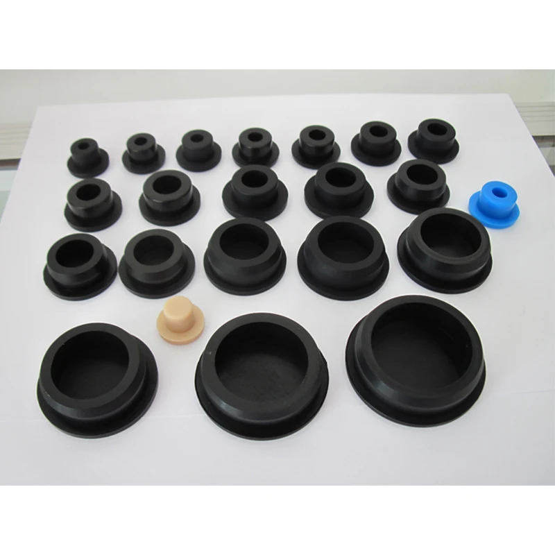 

5PCS 15.5mm~39.3mm White Silicone Rubber Hole Plugs Solid T Type High Temperature Seal Stopper Dustproof Plug