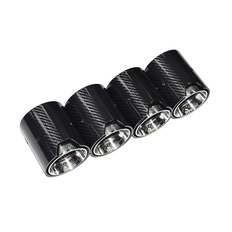 

ForBMW M2 M3 M4 M Power High Quality Carbon Fiber SS304 Exhaust Pipes 4 PCS Tail Muffler Tips For F80 F82 F83 F84