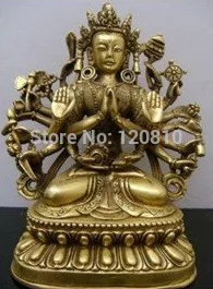 

Rare luck Medicine Tibet Buddha BRONZE STATUE