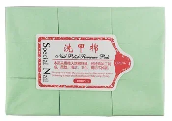 أدوات تزيين الأظافر، مناديل قطنية 100%، مناديل أظافر خالية من الوبر، مزيل طلاء جل بالأشعة فوق البنفسجية، مناديل أظافر، مسح جل مانيكير للحمام