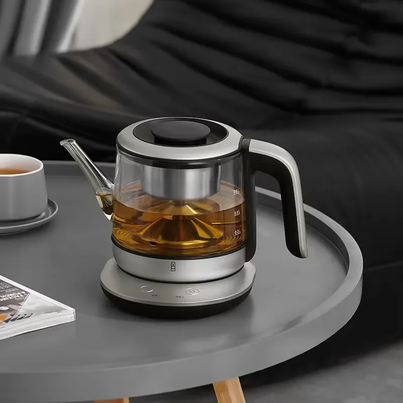 0.8L Electric Kettle Silent Glass Tea Steaming Pot Intelligent Constant Temperature Insulation Anti Dry Burning Water Boiler