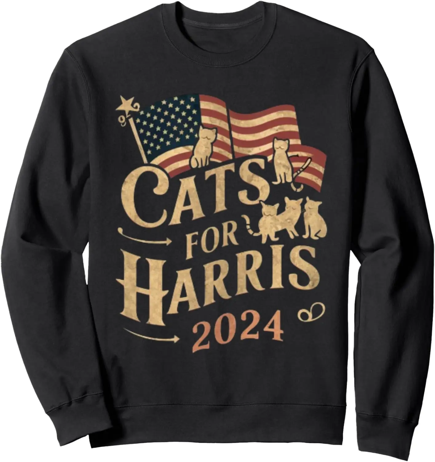 

Толстовка Cats for Harris 2024.