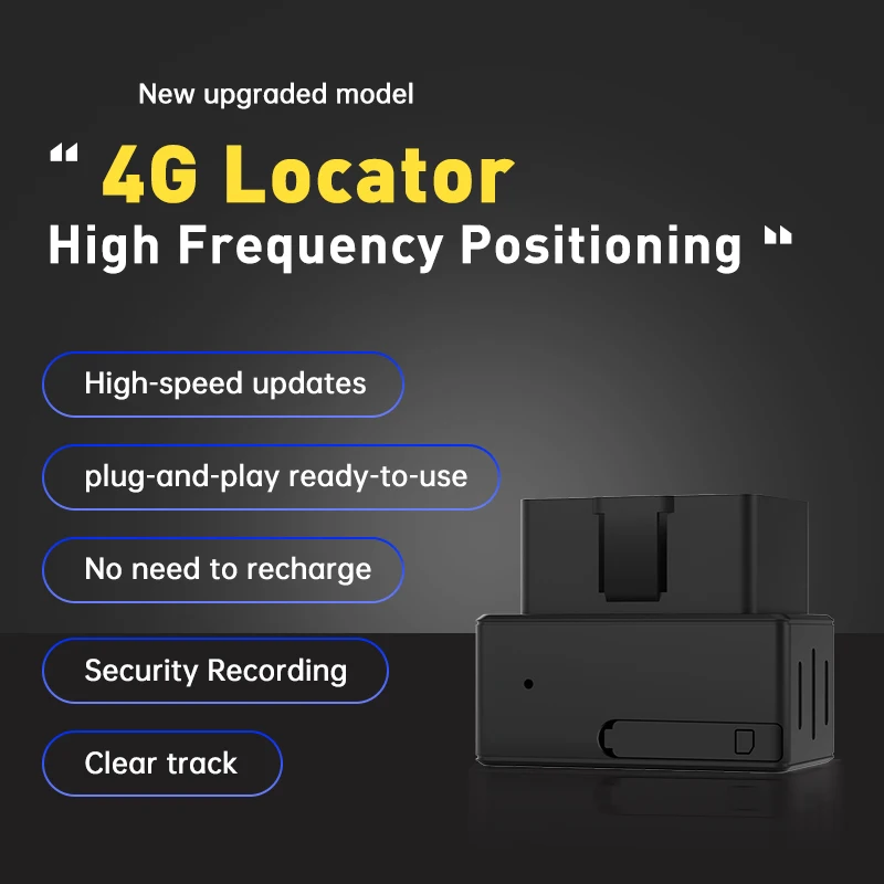 GPS locator vehicle tracking artifact OBD Vehicle 4G locator locator anti-theft locator