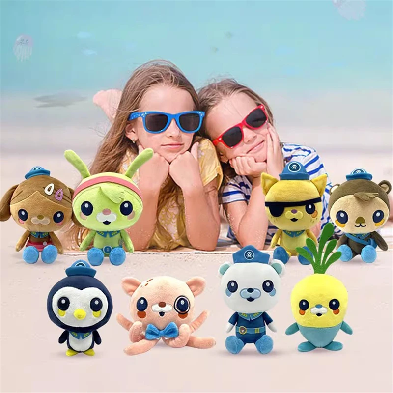 Octonautas originais brinquedos de pelúcia vegimal barnacles kwazii peso tweak inkling shington kawaii dos desenhos animados recheado peluche bonecas crianças