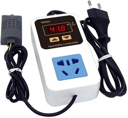 Digital Display Humidity Controller, Humidifier Humidification and Dehumidification Smart Humidity Control Socket W2023