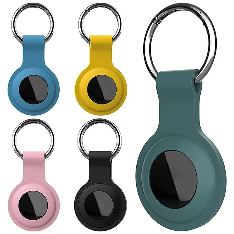 Pet Key Tracker Sleeve For AirTag Soft Silicone Case Waterproof Anti Lost Protective Cover Anti Drop Holder For Keys Pet Collar