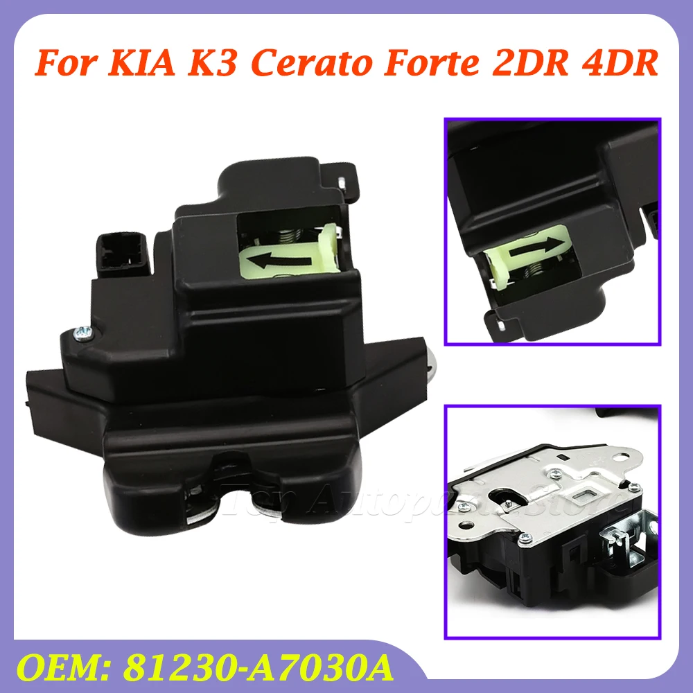 81230-A7030 For KIA K3 Cerato Forte 2DR 4DR Trunk Door Lock Latch Actuator Motor Tailgate Liftgate Boot Mechanism Fit 81230A7030