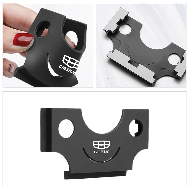 Car Door Portable Storage ID Card Credit Card Clip Accessories For Geely Manjaro Coolray gx3 Geometry C Emgrand Atlas Tugella