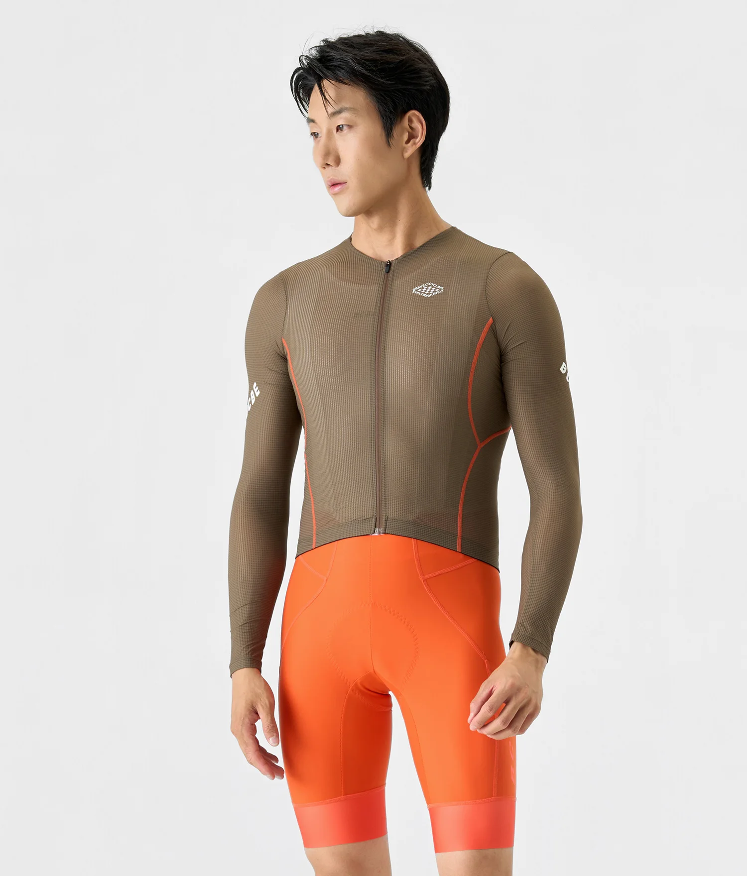 BCBE-ING Herren-Radtrikot Langarm Leichtgewicht Slim Fit Aero-Radtrikot Atmungsaktiv Schnelltrocknend Fahrrad-Radsport-Shirts – Detail 14