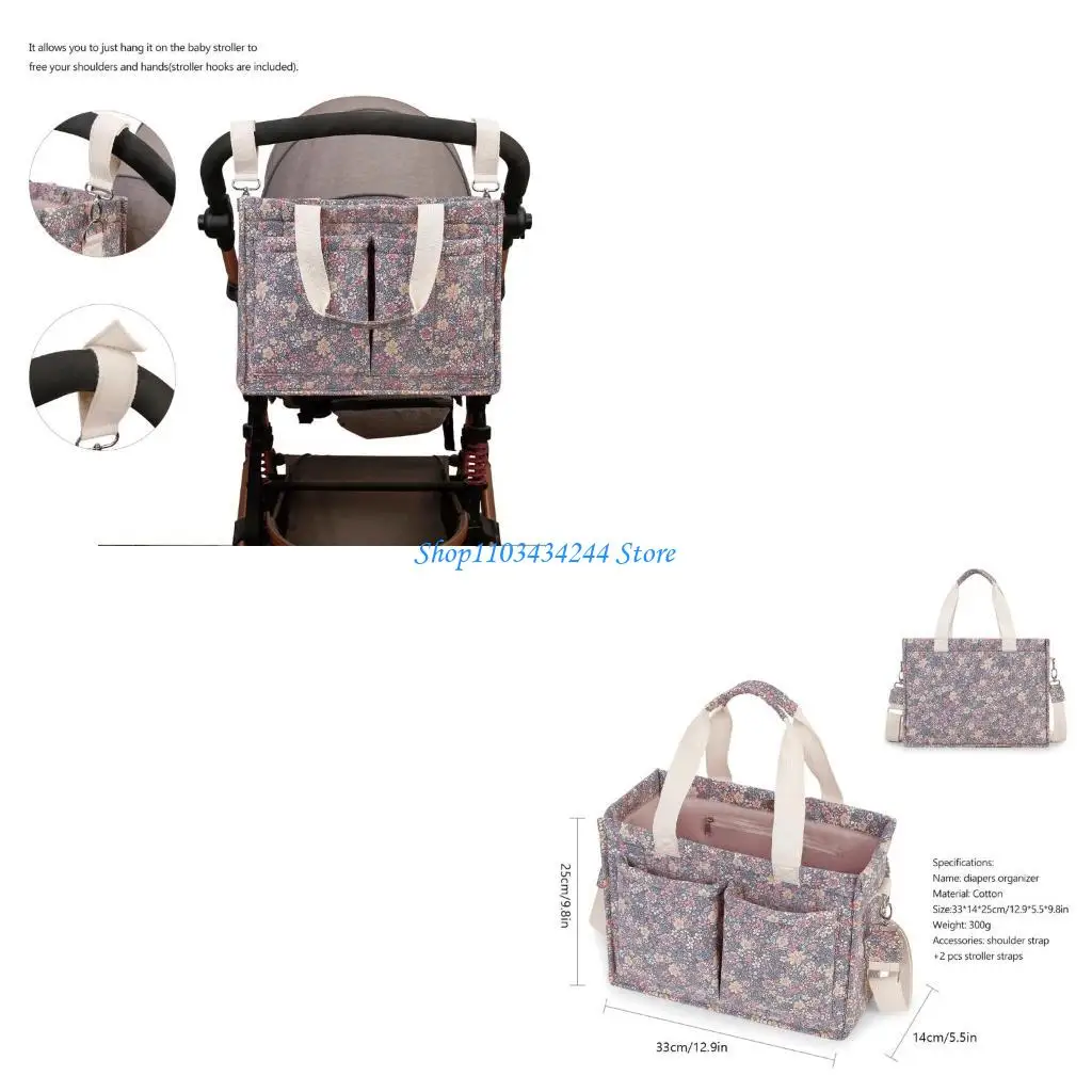 

G2TC Mom Bag с подвесными крючками для Mother & Baby выходит на одно плечо.