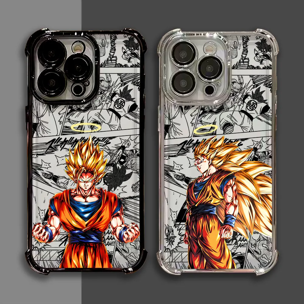 Anime GokuS  Super Saiyan Plating Phone Case For Samsung A37 A57 A07 A36 A16 A06 A35 A55 A25 A26 A05s A15 A54 A34 A24 A14 4G 5G