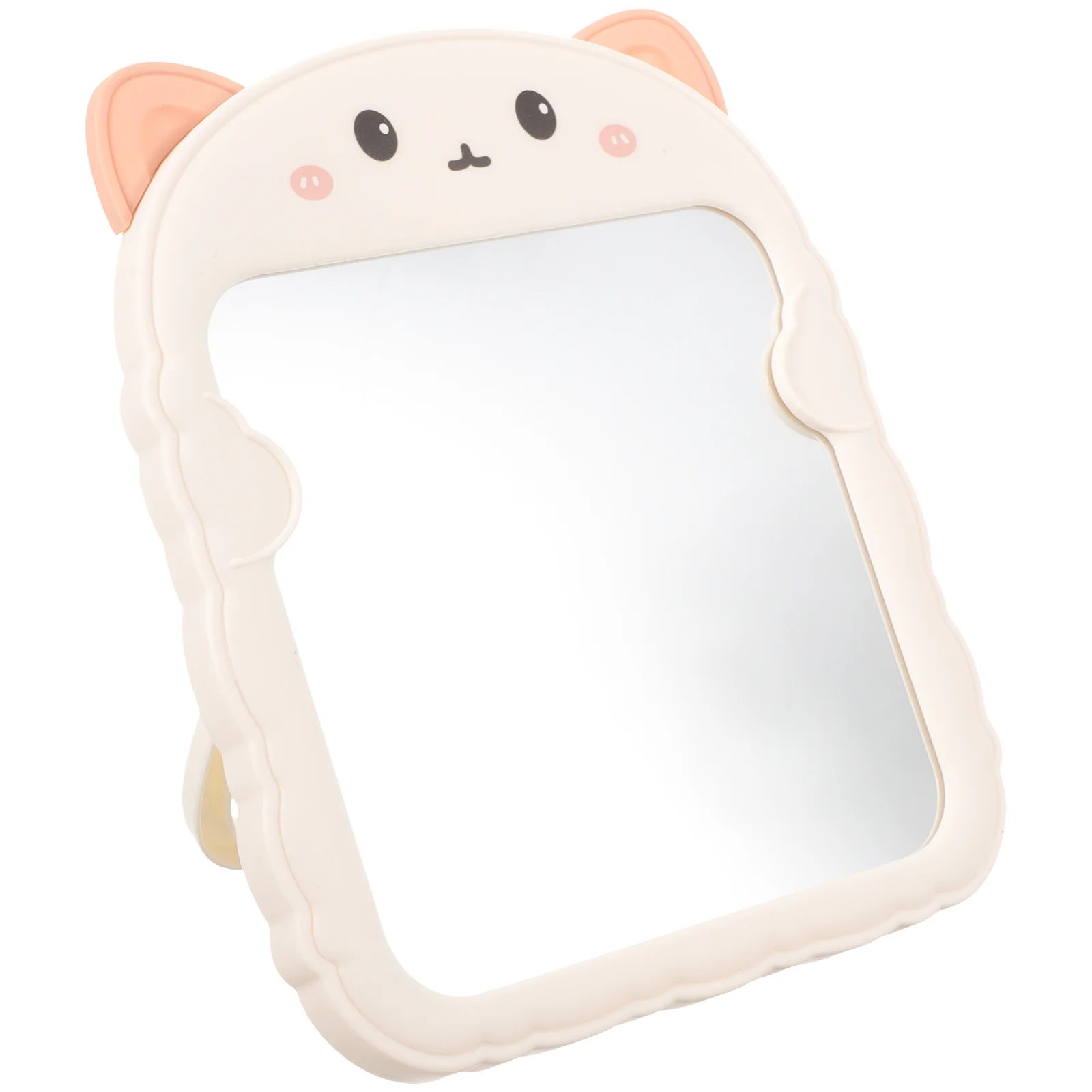 Miroir de maquillage pliant oreille de chat bureau pliable support Portable vanité miroir de voyage armoire de maquillage pliante