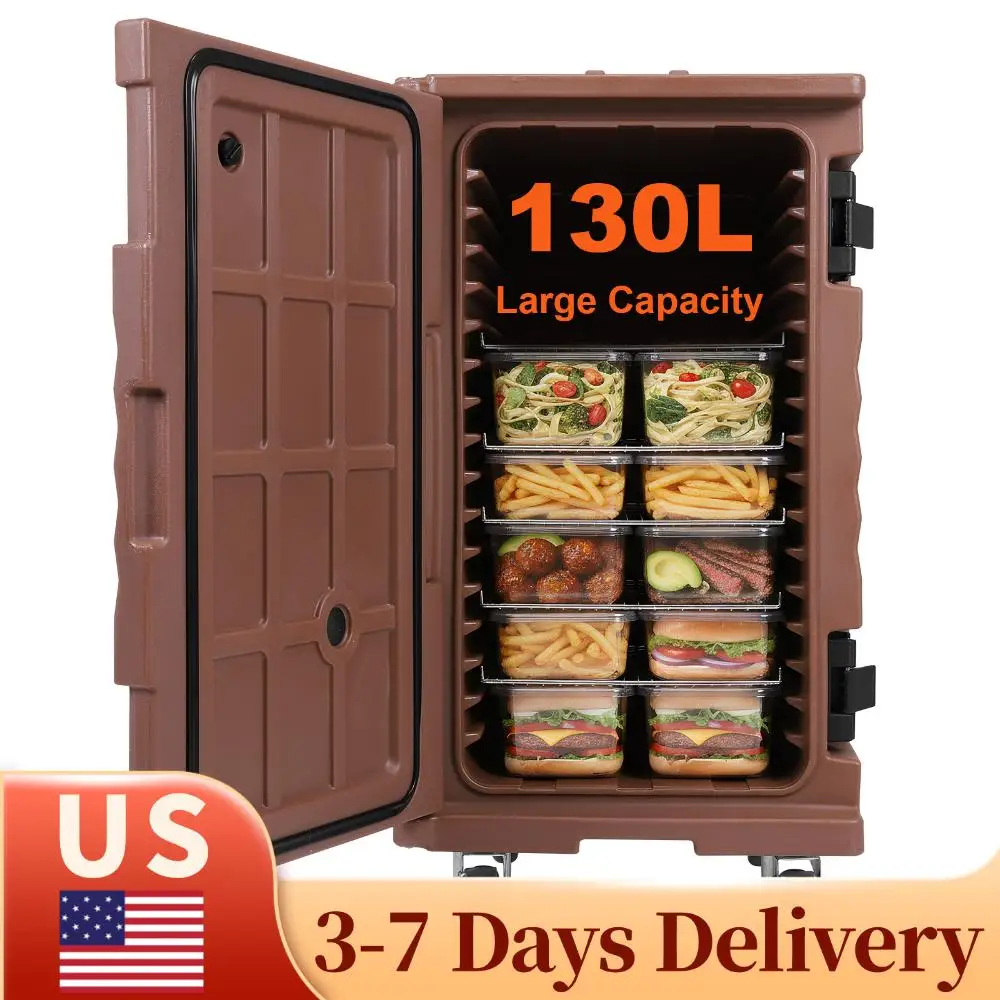 

Термоконтейнер для еды с фронтальной загрузкой 118QT, с колесами и ручками, для кейтеринга и транспортировки