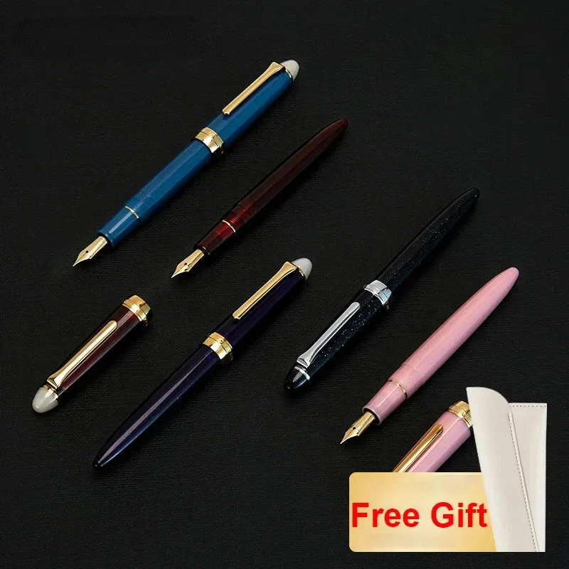 Original Japan Sailor SHIKIOR Iraurita Fine Nib Fountain Pen Moon Night Stars Writing Pen 11-0500 Office Smooth Statioery Gift