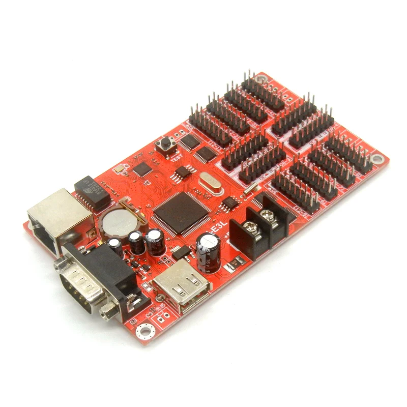 Imagem -02 - Rede e Usb Conduziu o Cartão de Controle Ethernet Rj45 2048*32512*128 Pixels Conduziu o Sistema do Controlador da Movimentação da Placa do Sinal da Mensagem Zh-e3l