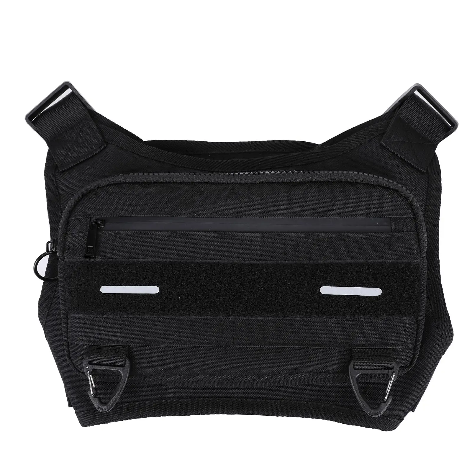 حقيبة صدر للكتف قابلة للتنفس ومقاومة للماء لركوب الدراجات والمشي لمسافات طويلة كاجوال باللون الأسود