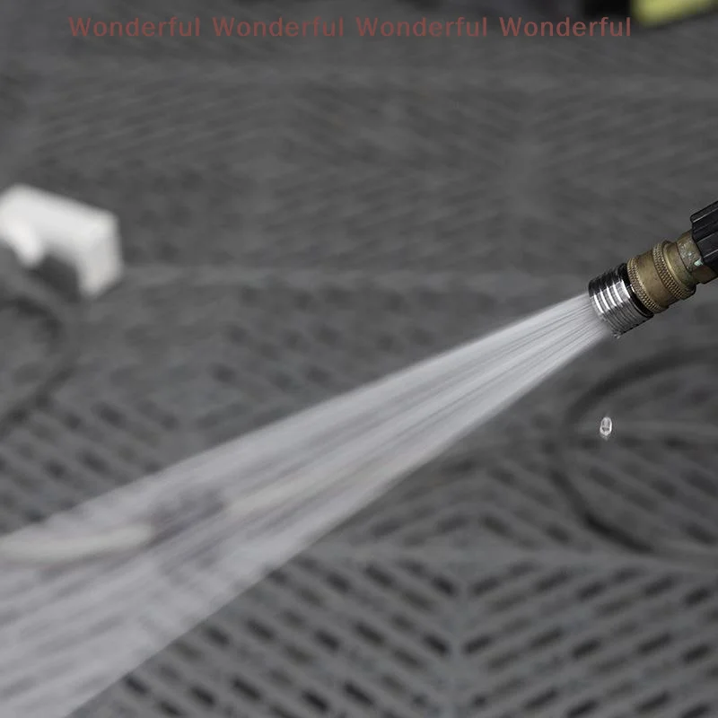 Water Sprinkler for Car Wash And Irrigation Stainless Steel High Pressure Quick Connect Nozzle 1/4 Interface Shower Blades
