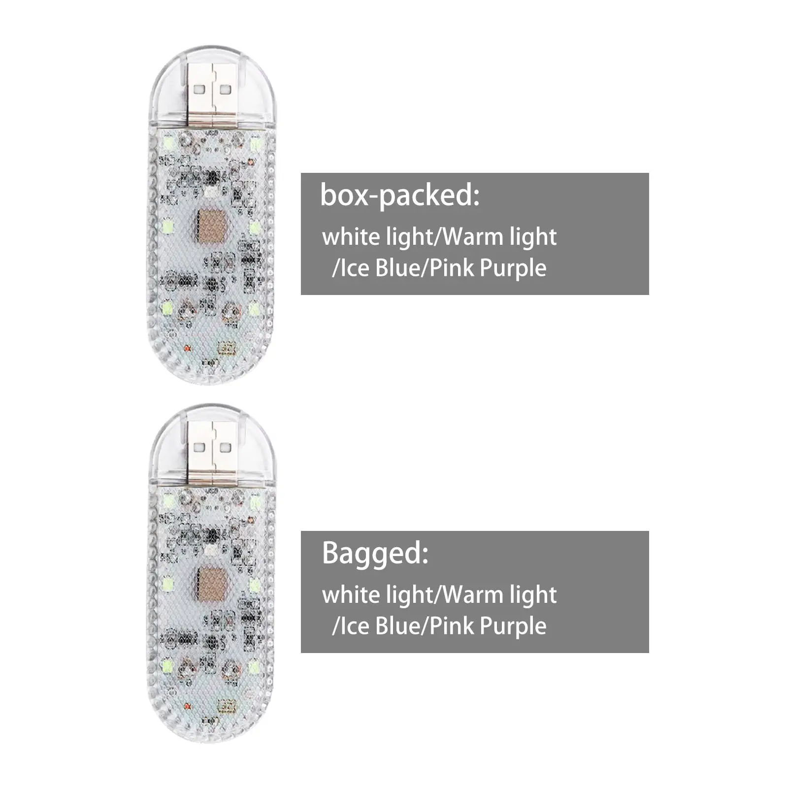 Generic Magnetic Car Interior Light Car Decor Night Light Ambient Lighting for Home Vehicle Automotive Ceiling Roof Truck