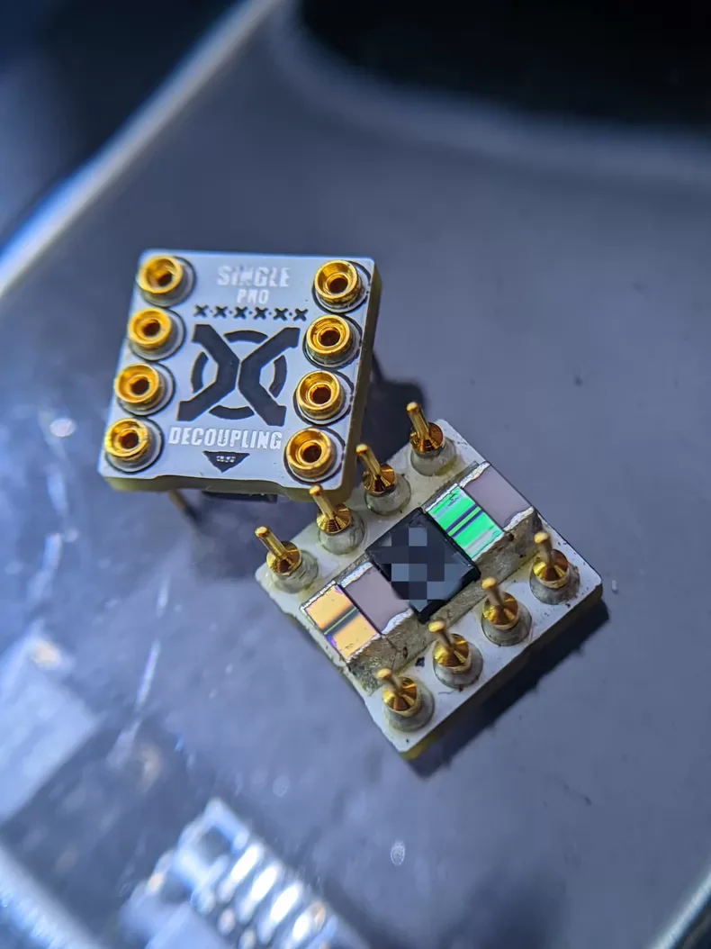 1PCS Single Operational Amplifier Upgrade Base, Decoupling Operational Amplifier Base, DIP8-Pin HIFI Operational Amplifier Base