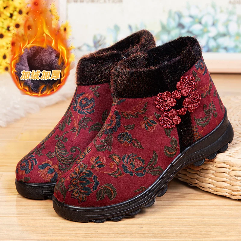 2023 inverno moda fondo morbido stivali di cotone antiscivolo fondo spesso da donna scarpe Casual calde stivali da neve stivali per scarpe da ginnastica da donna stivaletti donna invernali