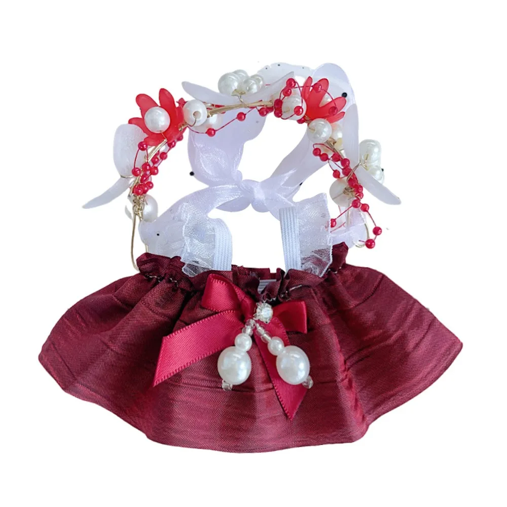 

Fashion Multi Color For Dresses Handmade Replacement Pearl Dress DIY Doll Dress Set Cotton Doll