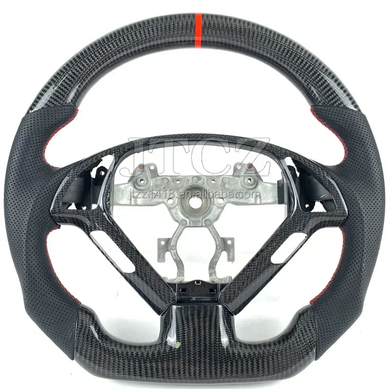 For Infinitis G37 G35 G25 G20 q60 Coupe Sedan steering wheel carbon fiber leather 2008 2009 2010 2011 2012 2013 2014