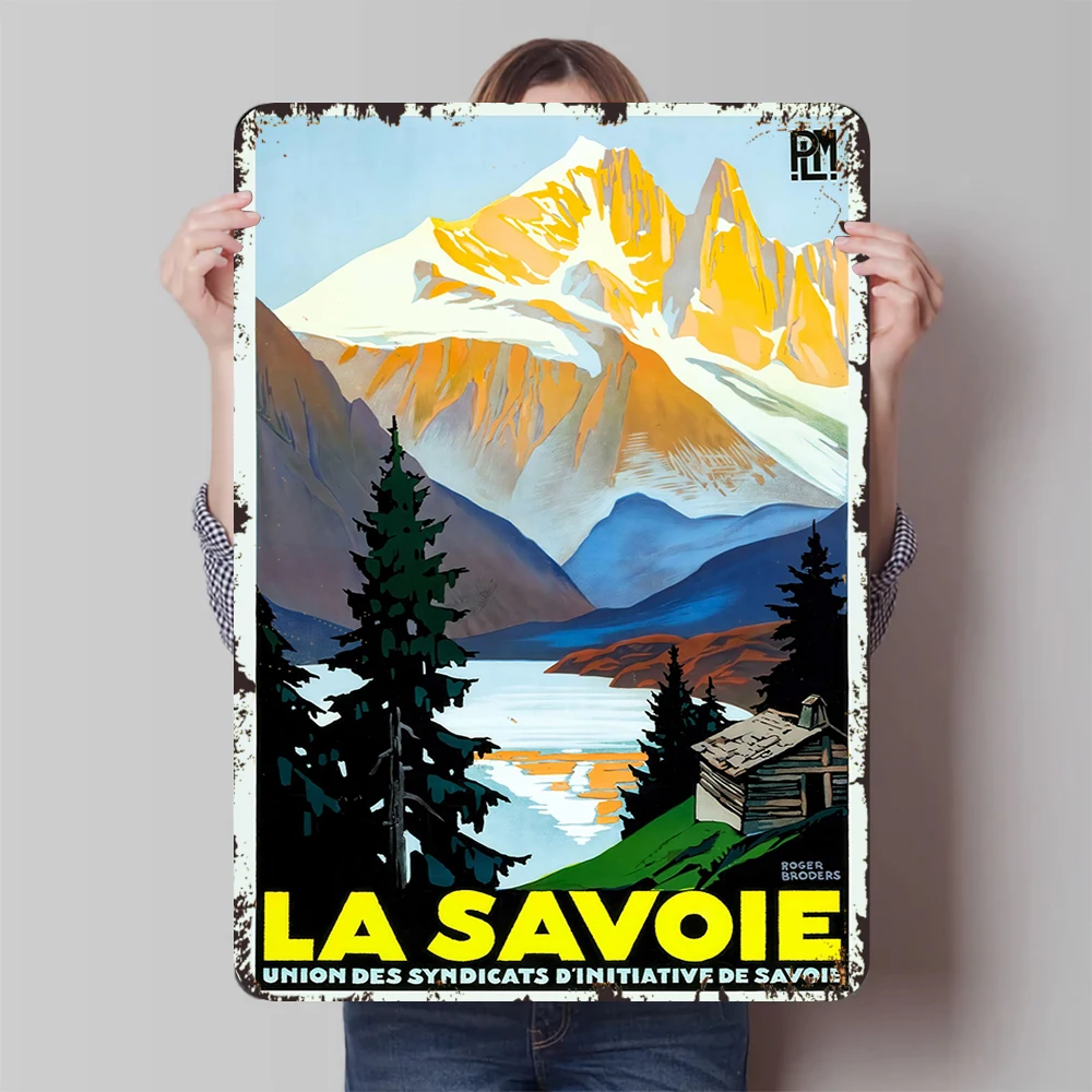 Vintage Alps Landsc…