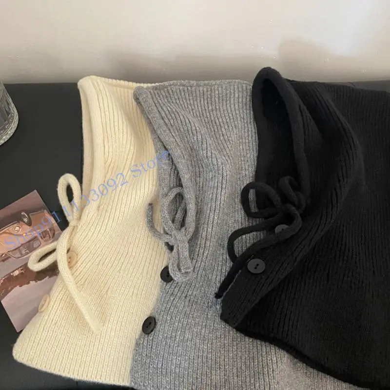 H9ed مصنوعة يدويًا بالاكلافا ، حماية قبعة قابلة للتعديل حجم الشتاء قبعة عيد الميلاد سنة جديدة للطلاب المراهقين