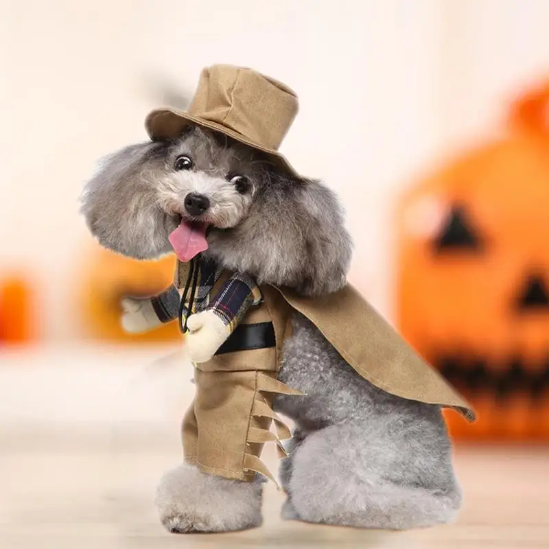 Pet Costumes For Dogs Halloween Costumes For Small Dogs Panda And Cowboy Dress Up Pets Costumes For Halloween Christmas